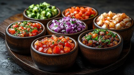 Vibrant Variety of Delicious Dips