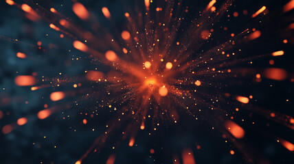 Celebration bokeh background with glitter and lights