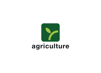 Vector logo design for farming, agriculture, farm field, natural harvest, farmer association and more.