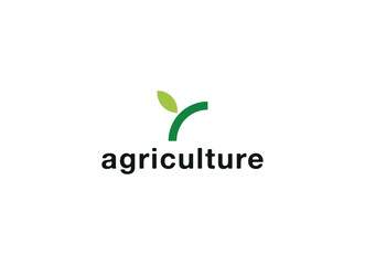 Vector logo design for farming, agriculture, farm field, natural harvest, farmer association and more.