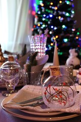 christmas table decoration