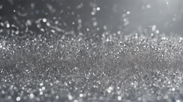 silver glitter background. Abstract holiday background