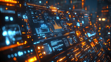 Obraz premium futuristic concept image showcasing artificial intelligence with intricate patterns of deep learning neural networks and machine algorithms, symbolizing the potential and complexity of AI technology