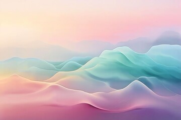 soft gradient waves subtle waves flowing horizontally with paste