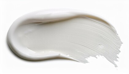 skin color makeup smear isolate on White background