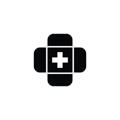 Obraz premium Medical icon. medicine and hospital, help point signs, vector graphics,