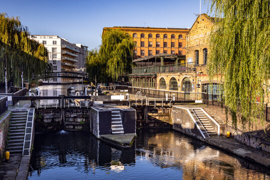 Camden Lock is a twin lock on the Regent's Canal in Camden Town, London, England.