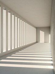 Obraz premium Large luxury modern bright interiors Living room mockup illustration 3D rendering image