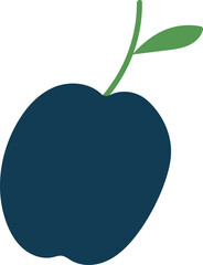 Set with hand drawn Fall colorful doodle fruits and vegetables. Handdrawn red, orange and green fruits, berries, vegetables. Vector collection. Sketch style. Flat icons berries, carrot, onion, tomato.