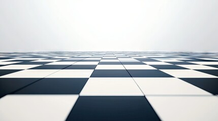 Checkerboard Pattern with Minimalist Background