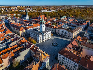 Architecture of Kalisz old town, Poland