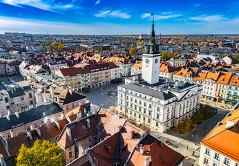Architecture of Kalisz old town, Poland