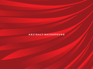 Fototapeta premium Abstract red background. Dynamic sound waves. Design elements. Vector illustration. Luxury background for posters, placards, brochures, banners, headers, covers, etc.