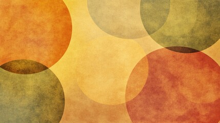 Warm Gradient Background with Circular Patterns