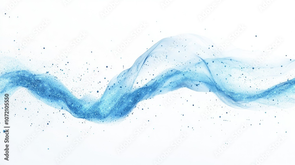 Poster Dynamic Isolated Sound Wave with Pulsing Effect
