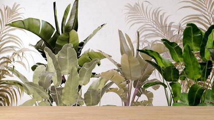 Obraz premium Large luxury modern bright interiors Living room mockup illustration 3D rendering image