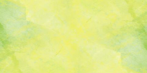 Obraz premium Abstract light tone watercolor background, liquid alcohol ink painting background, Hand drawn yellow, green, and white color background.