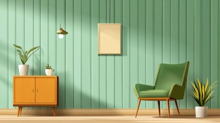 Cozy Upcycled Furniture in Modern Home Setting