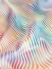 Fototapeta premium Abstract Iridescent Striped Pattern