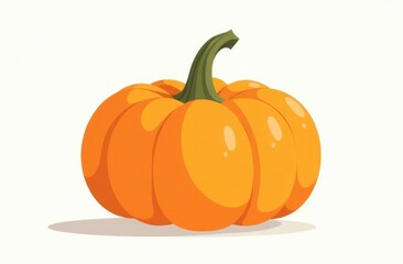 Obraz premium Pumpkin on a white background