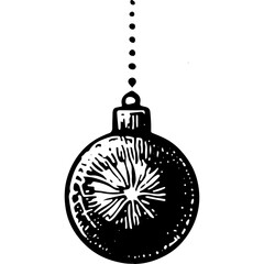 Fototapeta premium Christmas Tree Ball Decoration