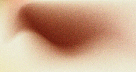 Light to dark brown grainy abstract  background. Gradient. Warm shades.