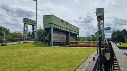 Obraz premium Bremerhaven - Tidal Barrier