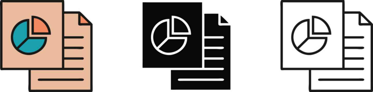 recommend clip art: Data Analysis Report Pie Chart Document