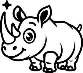 Creative animal vector illustration with a white background