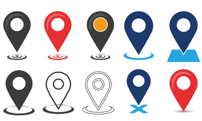 High-Quality Location Pin Icon for Mapping and Geolocation Services.