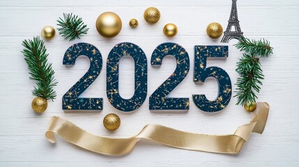 Celebrate the New Year 2025 with Festive Decorations and Joyful Gatherings