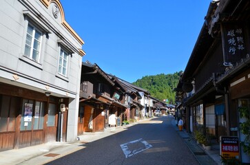 岩村本通りの町並み