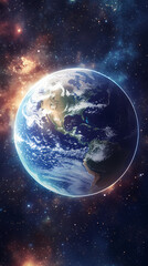 Obraz premium Earth Day in Anime Manga Style: Nature and Conservation Art