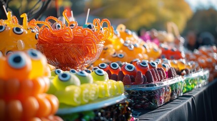 Halloween Candy Buffet.