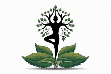 Obraz premium Tree of Life Yoga Pose