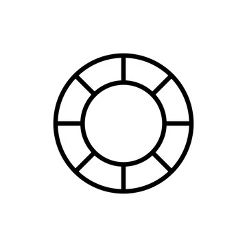 recommend clip art: Palette icon black and white vector outline sign