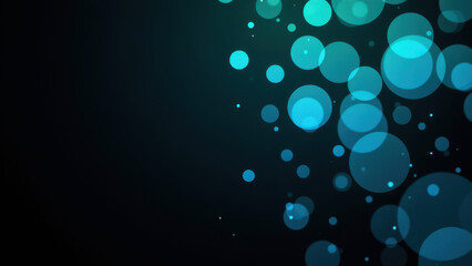 A captivating digital abstract with a cosmic twist, featuring an array of vibrant orbs floating against a deep blue backdrop. The artful depiction conveys a sense of stability and value.