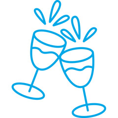 Happy birthday single vector icon