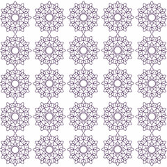 Exquisite golden mandala with intricate shapes and floral designs, centered on a white background