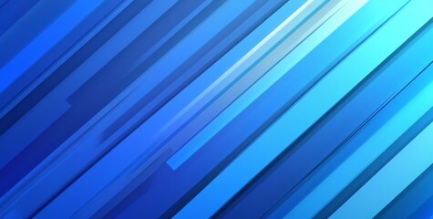 Abstract Diagonal Blue and White Stripes Background