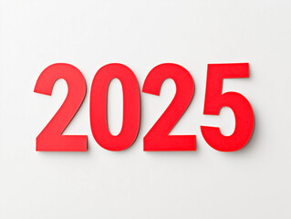 red paper cut 2025 numbers