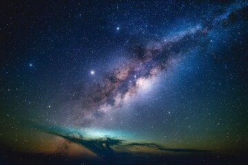 Obraz premium A photo of a realistic space background