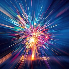 abstract background with rays