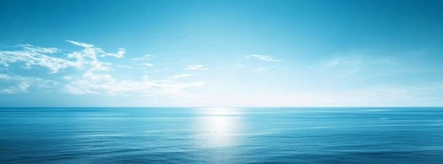 Obraz premium A Wide Expanse of Blue Ocean Under a Clear Sky