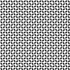 Black and white vector seamless pattern with small diamonds , star shapes ,rhombuses .Abstract black and white geometric texture .Simple minimal wide repeat background .
