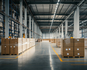 A Modern Warehouse for Efficient Production and Storage