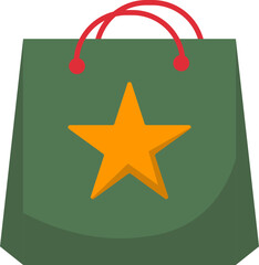 Obraz premium Christmas decorations, holiday gifts, gingerbread men, trees and presents. Vector illustration, sticker collection design and elements for Christmas