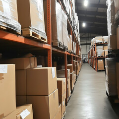 Warehouse Facility for Production Workshop: Modern and Organized