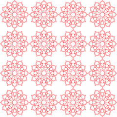 Elegant golden mandala with intricate floral patterns on a transparent background