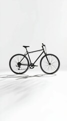 Fototapeta premium Minimalist Bicycle Illustration in Clean Line Style